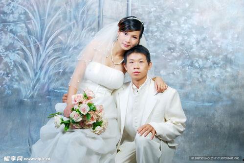 新郎新娘照片,新郎新娘幸福合影背后的浪漫故事